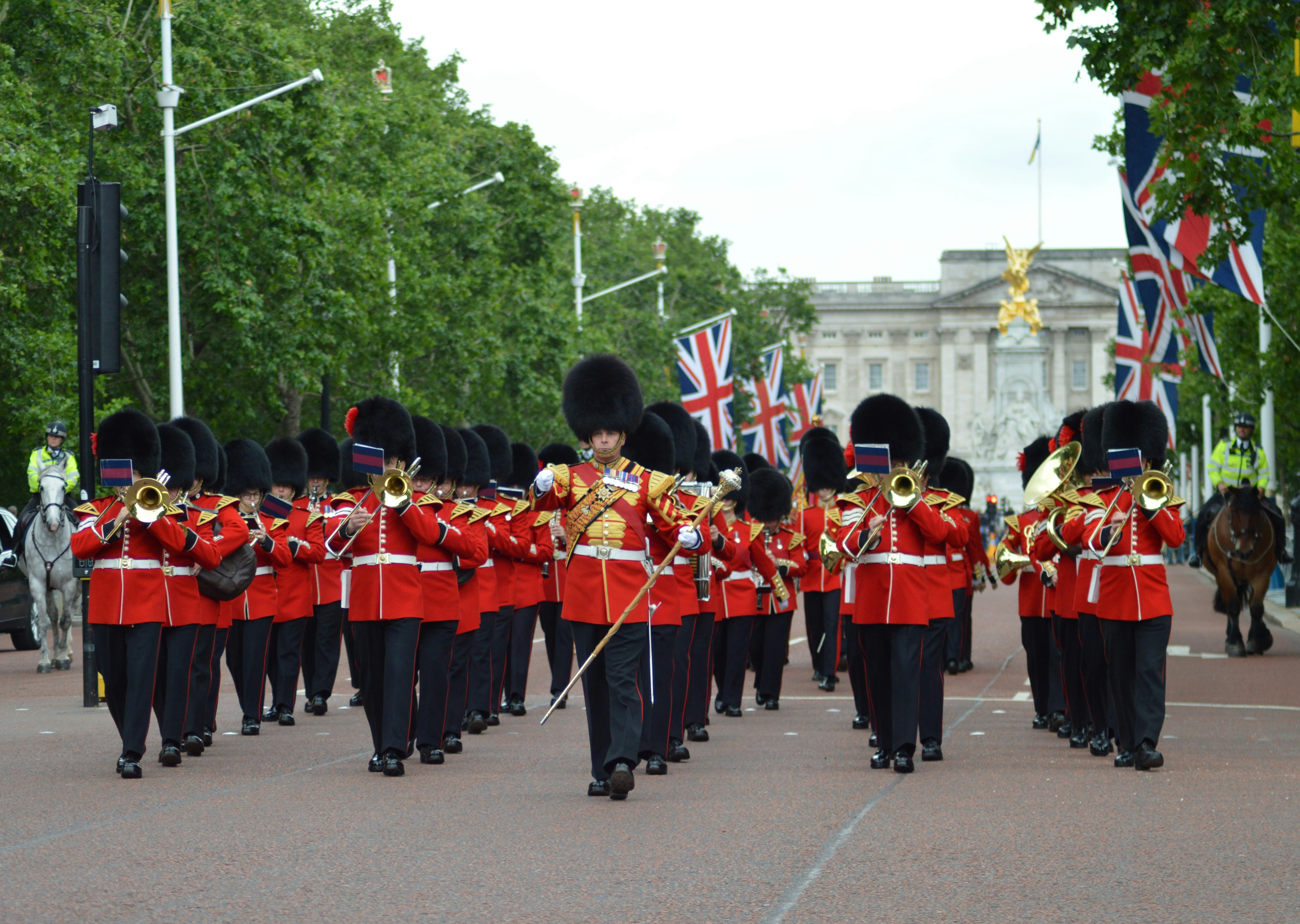 Changing of the Guard at Buckingham Palace. 